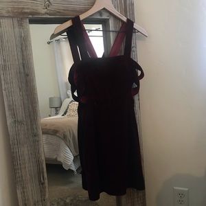 Red Velvet Dress
